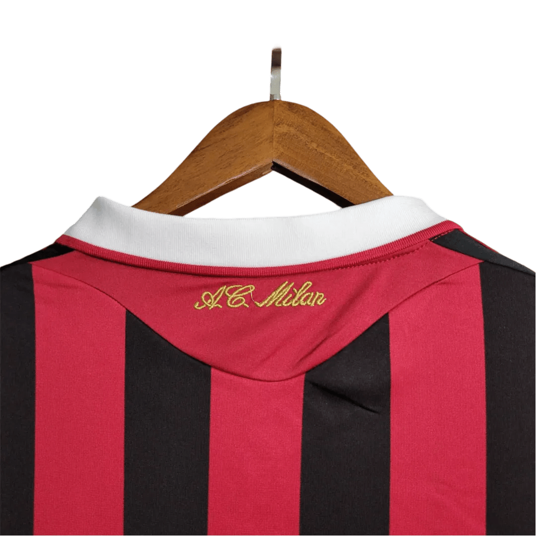 2009/2010 AC Milan bwin - Home Kit – Short Sleeves - GovintageJersey