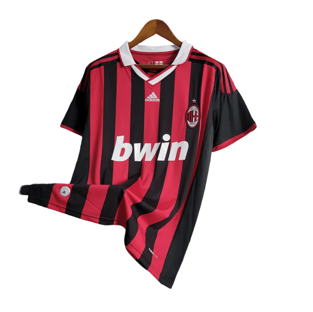 2009/2010 AC Milan bwin - Home Kit – Short Sleeves - GovintageJersey