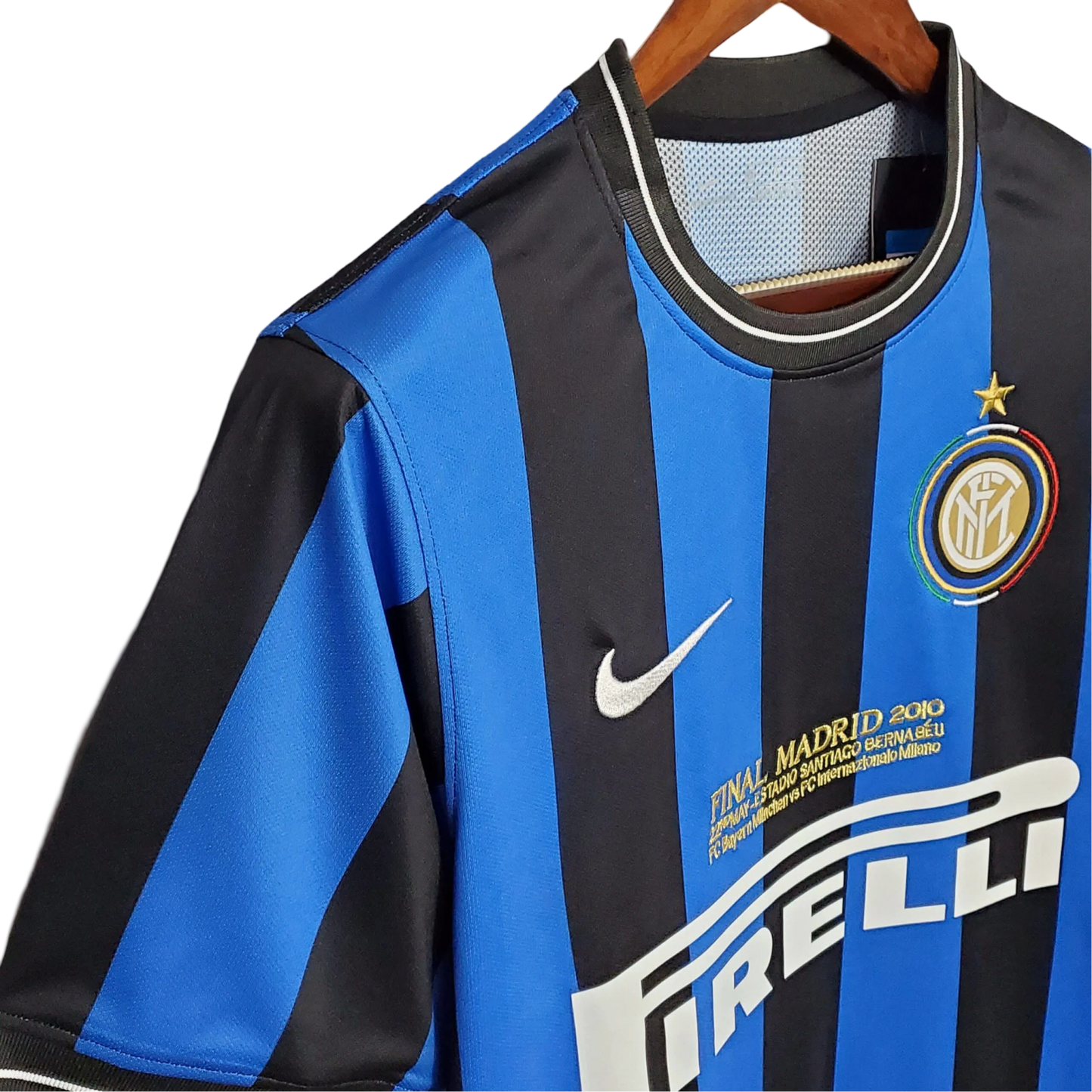 2009/2010 Inter Milan PIRELLI - Home Retro Kit (UCL Final) - GovintageJersey