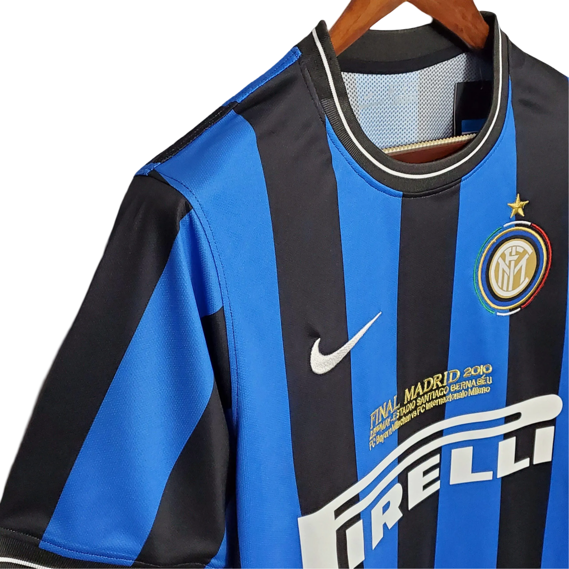 2009/2010 Inter Milan PIRELLI - Home Retro Kit (UCL Final) - GovintageJersey