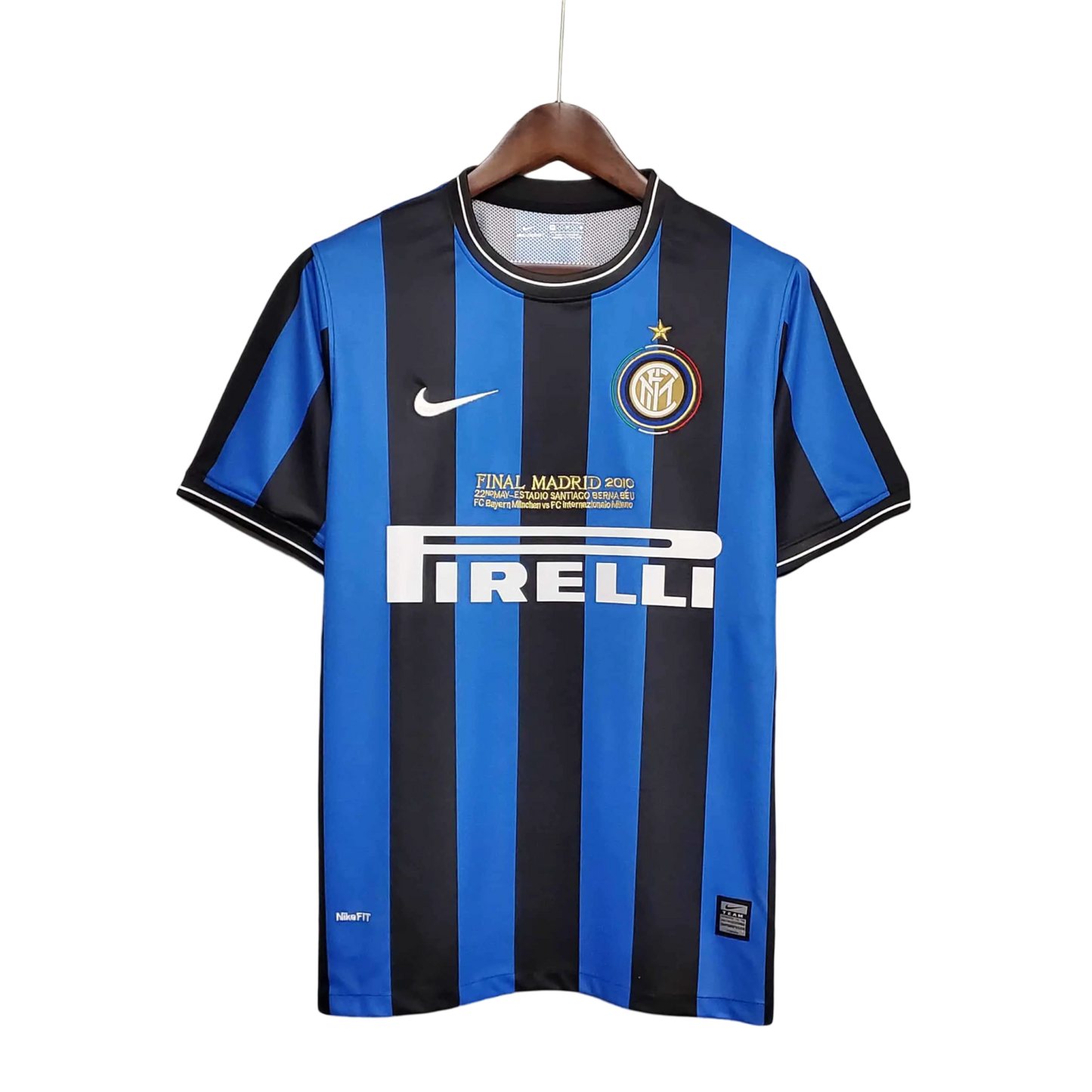 2009/2010 Inter Milan PIRELLI - Home Retro Kit (UCL Final) - GovintageJersey