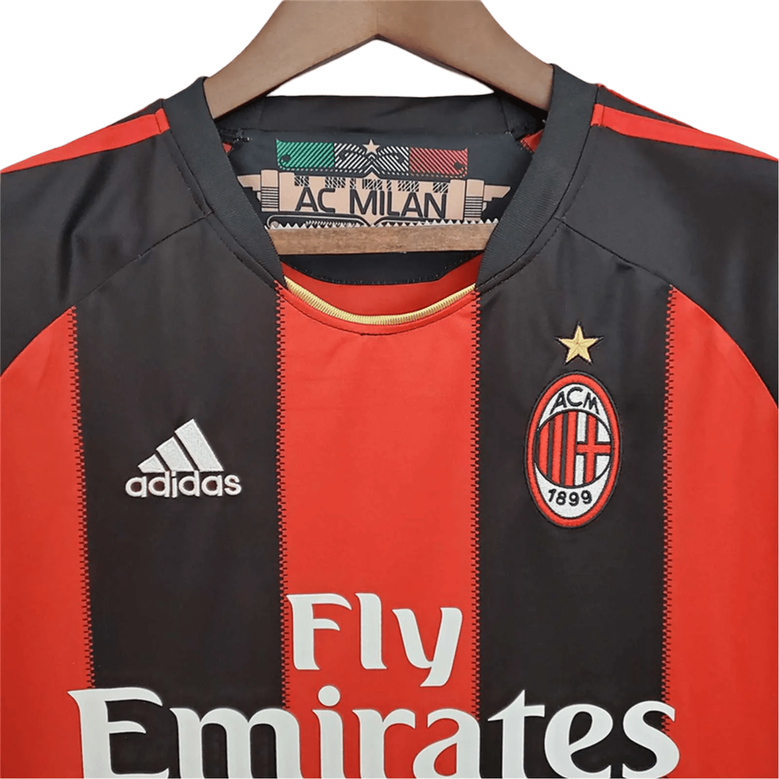 2010/2011 AC Milan Fly Emirates - Home Retro kit - GovintageJersey