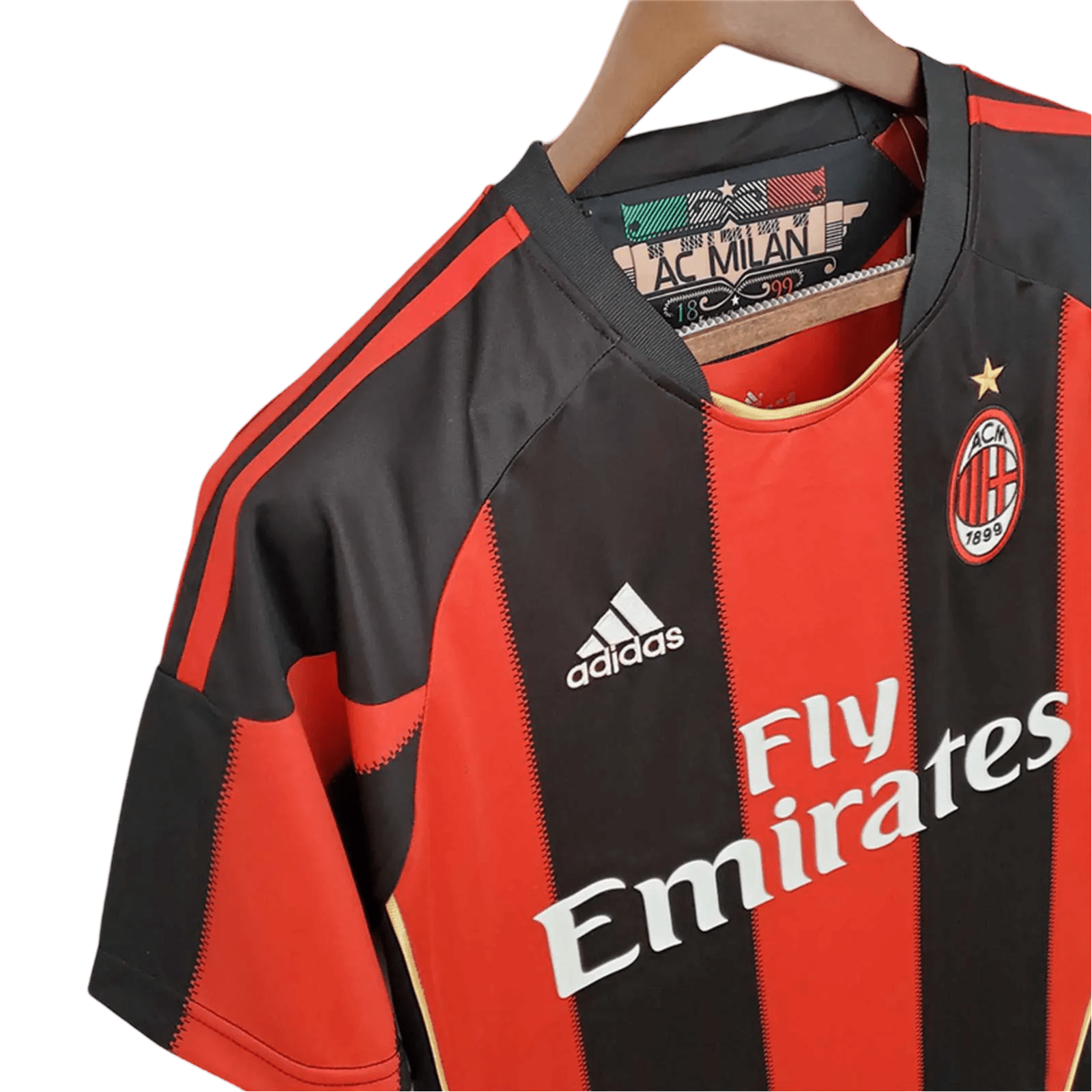 2010/2011 AC Milan Fly Emirates - Home Retro kit - GovintageJersey