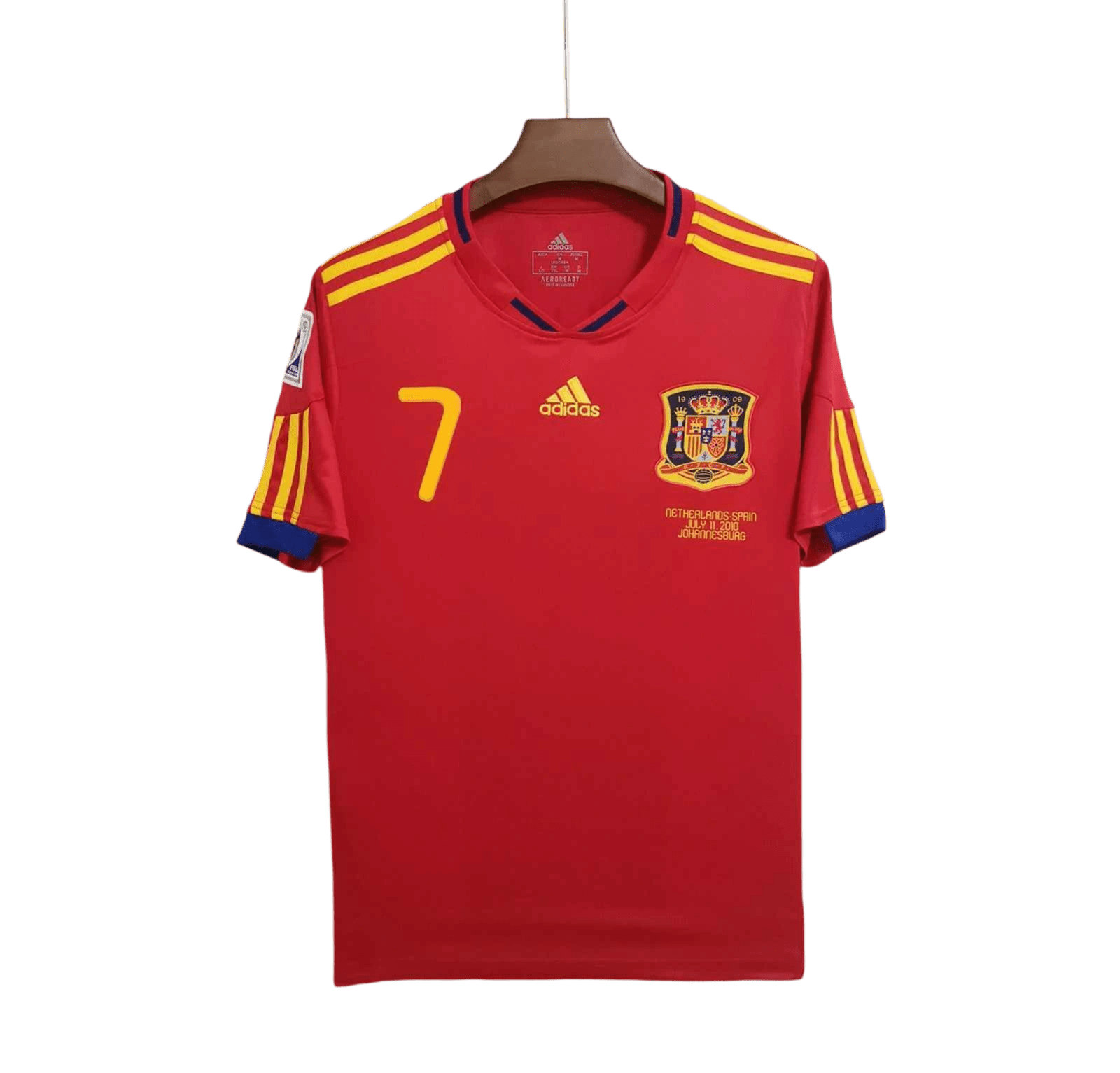 2010/2011 Spain Home Retro Kit - ClassicKits433 - GovintageJersey