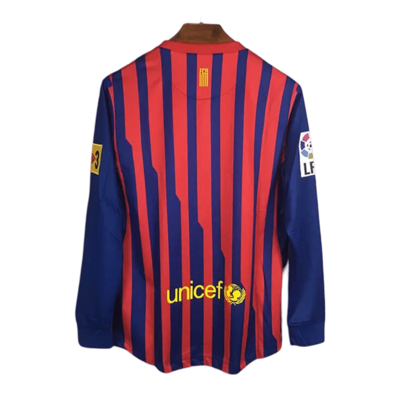 2011/2012 FC Barcelona Qatar Foundation - Home Retro Kit - Long Sleeves - ClassicKits433 - GovintageJersey