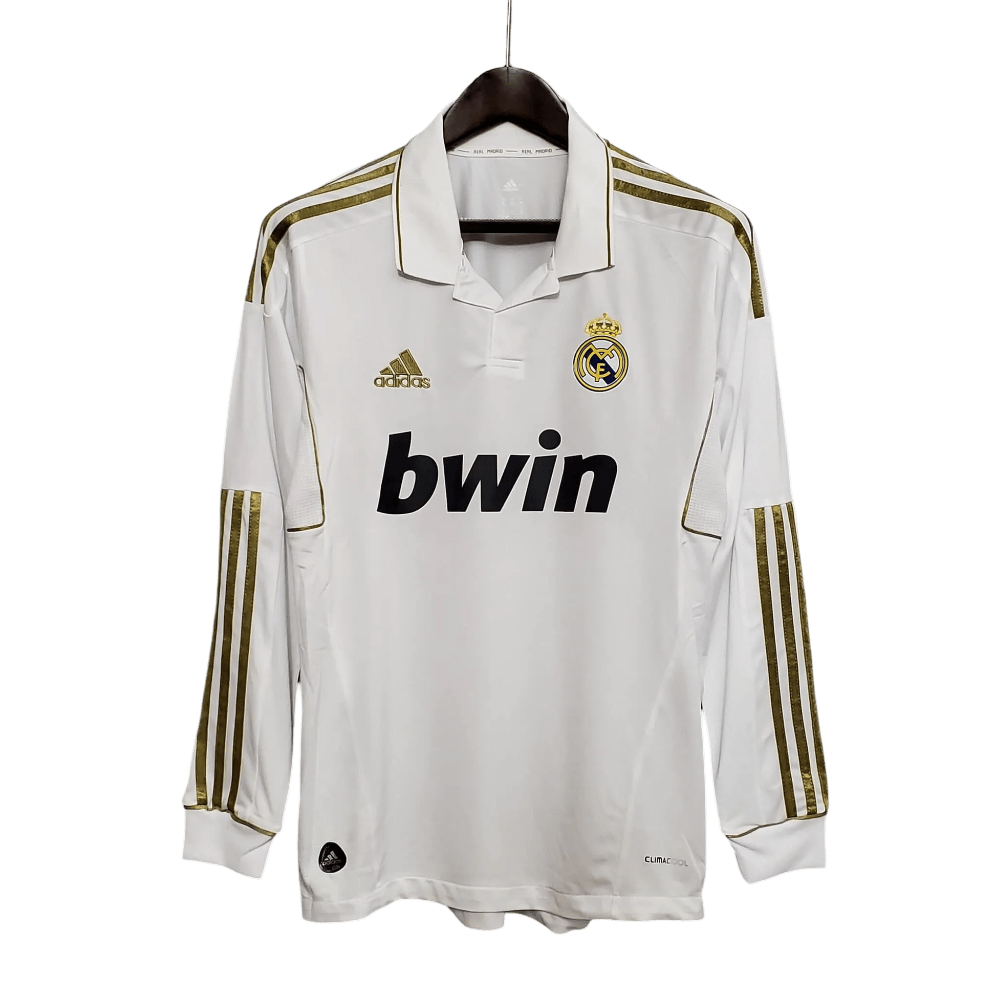 2011/2012 Real Madrid bwin - Home Retro Kit - Long Sleeve - GovintageJersey