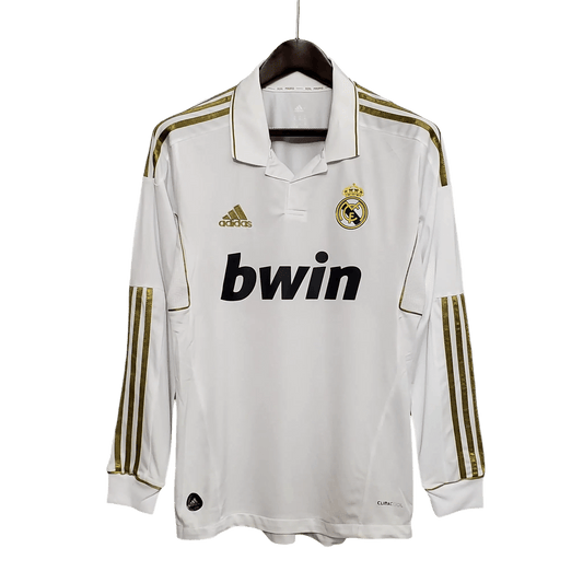 2011/2012 Real Madrid bwin - Home Retro Kit - Long Sleeve - GovintageJersey