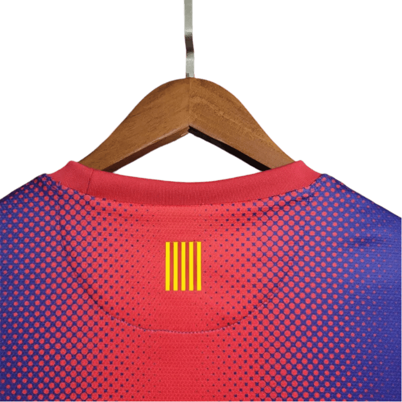 2012/2013 FC Barcelona Qatar Foundation - Home Retro Kit – Long Sleeves - ClassicKits433 - GovintageJersey