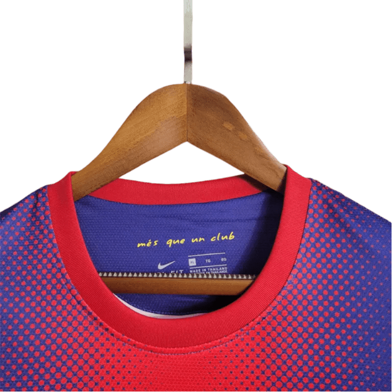 2012/2013 FC Barcelona Qatar Foundation - Home Retro Kit – Long Sleeves - ClassicKits433 - GovintageJersey