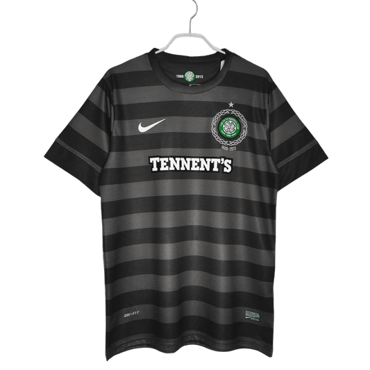 2012/2013 Glasgow Celtic TENNENT's - Away black 125th Anniv Retro Kit - ClassicKits433 - GovintageJersey