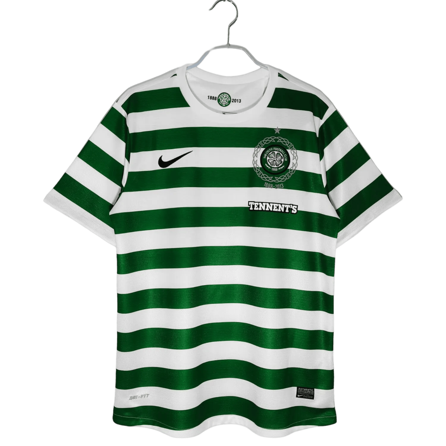 2012/2013 Glasgow Celtic TENNENT's - Home 125th Anniv Retro Kit - ClassicKits433 - GovintageJersey