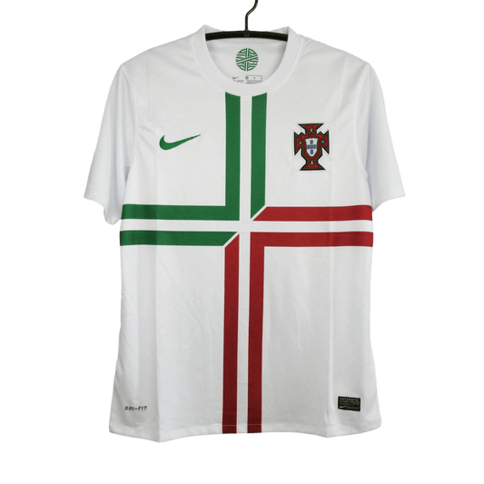 2012/2013 Portugal Away White Retro Jersey - GovintageJersey