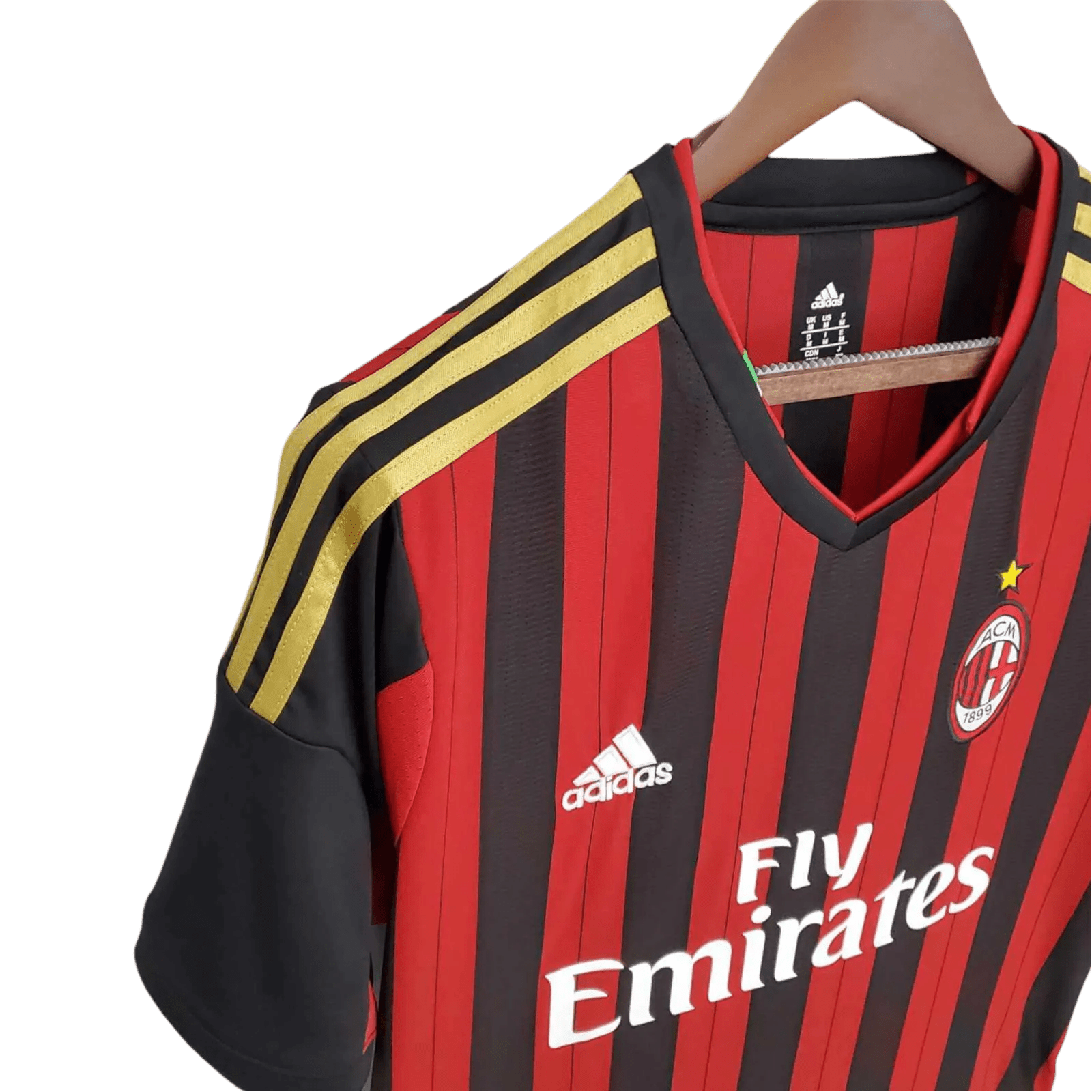 2013/2014 AC Milan Fly Emirates - Home Retro kit - GovintageJersey