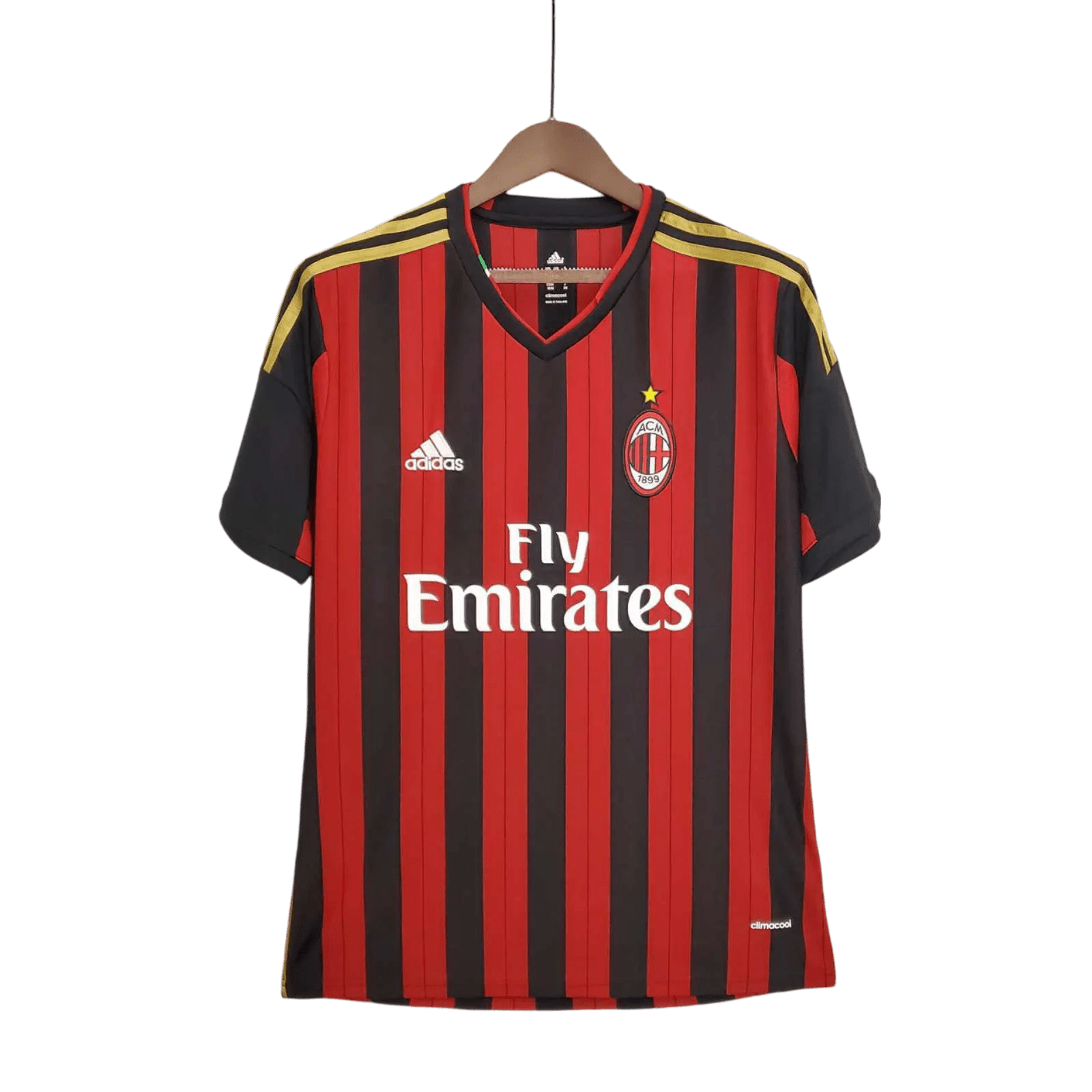 2013/2014 AC Milan Fly Emirates - Home Retro kit - GovintageJersey