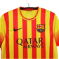 2013/2014 FC Barcelona QATAR AIRWAYS - Away yellow Retro kit - GovintageJersey