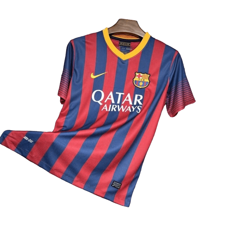 2013/2014 FC Barcelona Qatar Airways Home Retro Kit - ClassicKits433 - GovintageJersey