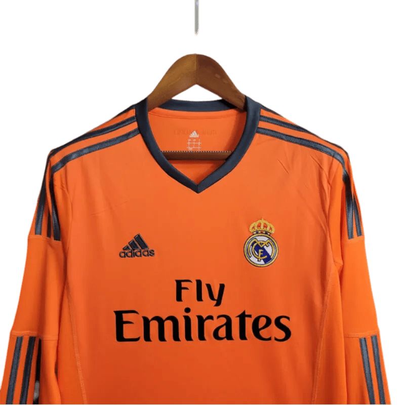 2013/2014 Real Madrid Fly Emirates - 2nd away Retro Kit - Long Sleeve - GovintageJersey