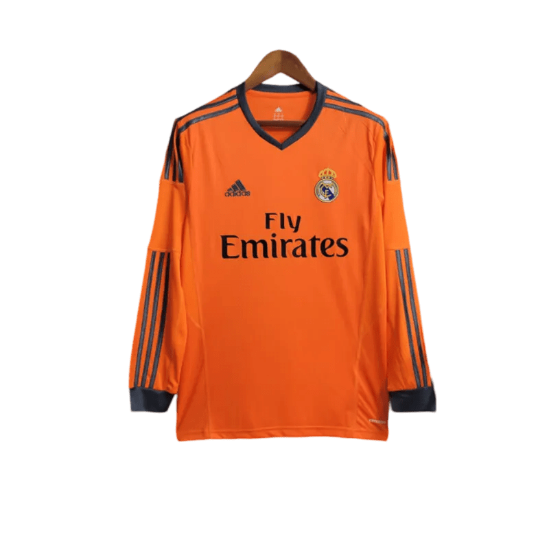 2013/2014 Real Madrid Fly Emirates - 2nd away Retro Kit - Long Sleeve - GovintageJersey