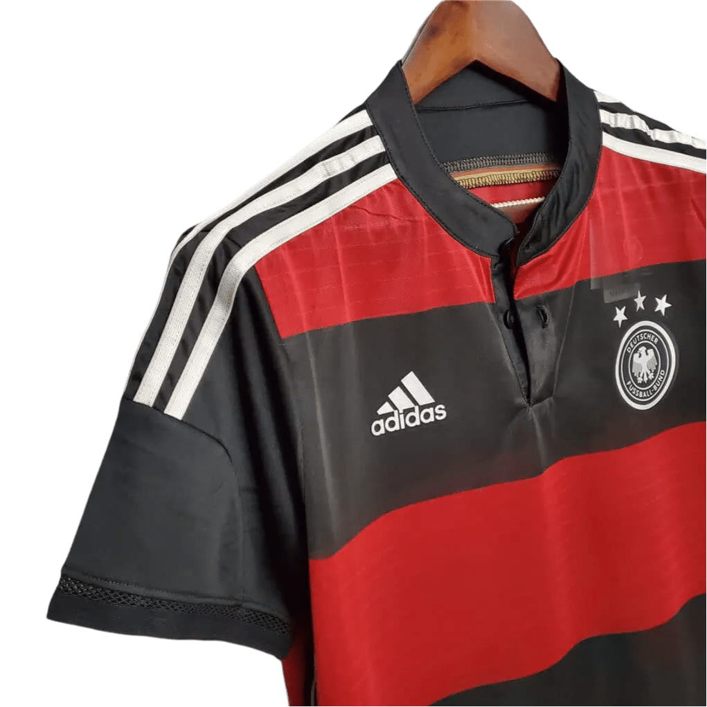 2014 Germany - Away black red Retro Kit - GovintageJersey