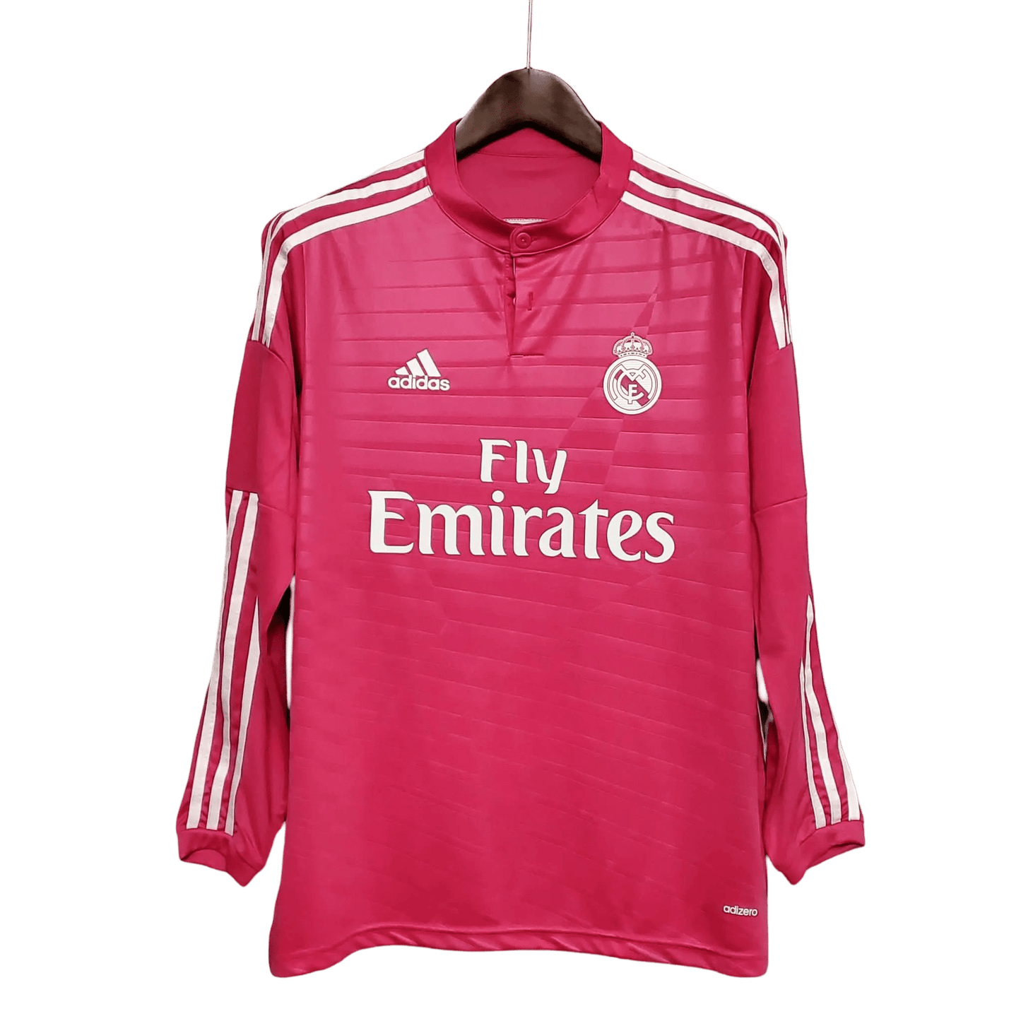 2014/2015 Real Madrid Fly Emirates - Away Retro Kit - Long Sleeves - GovintageJersey