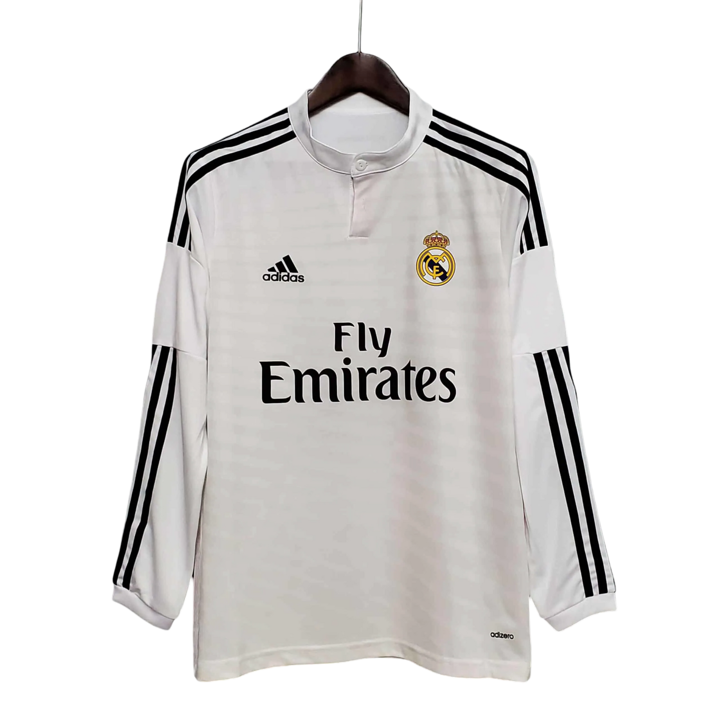 2014/2015 Real Madrid Fly Emirates - Home Retro kit - long sleeves - GovintageJersey