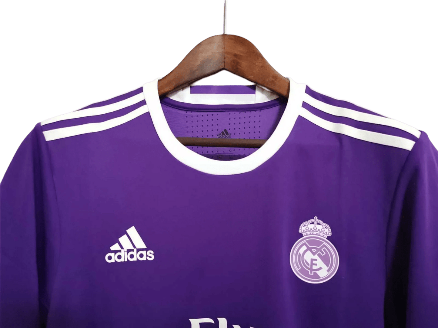 2016/2017 Real Madrid Fly Emirates - Away Purple Retro Kit - GovintageJersey