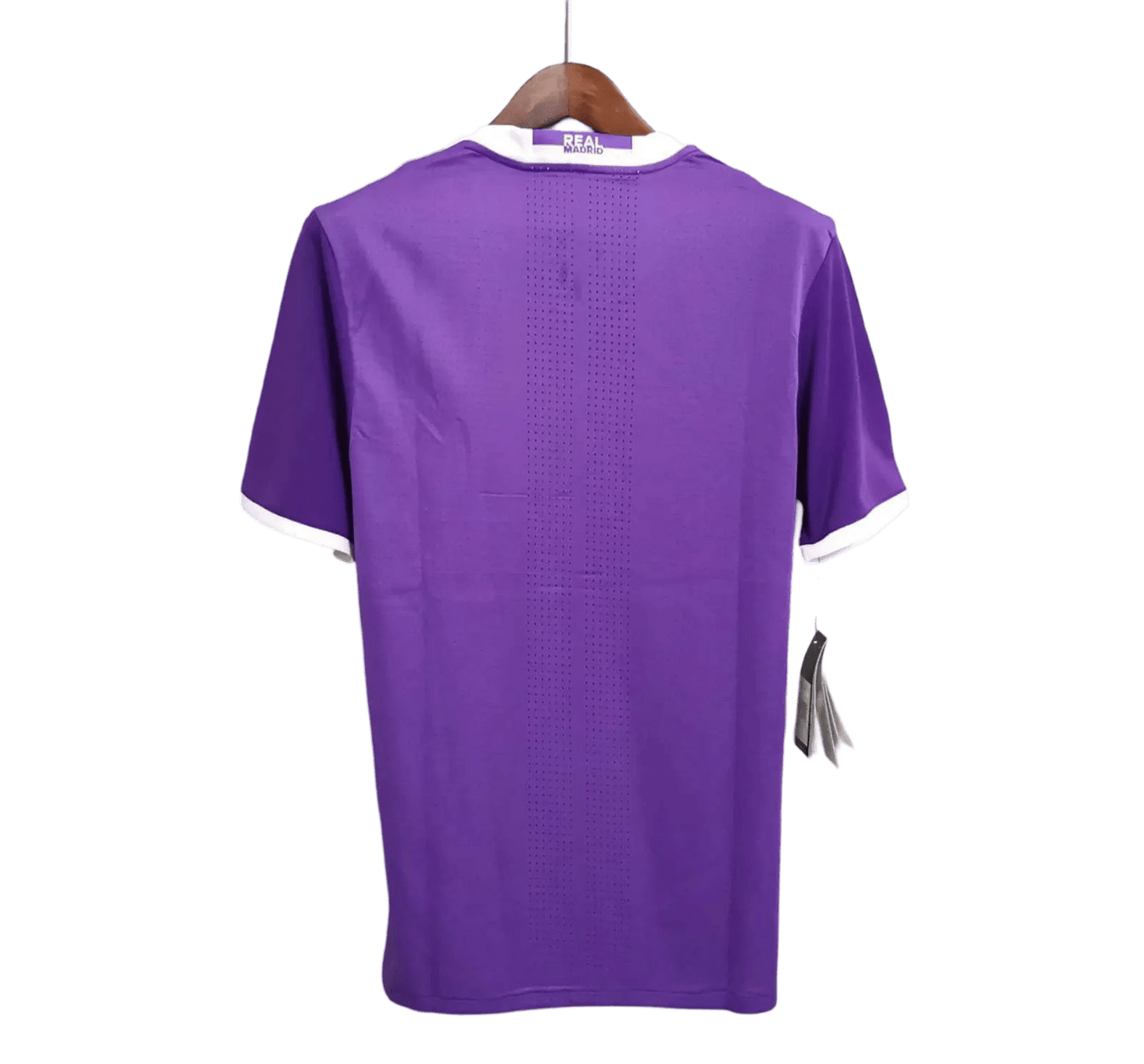 2016/2017 Real Madrid Fly Emirates - Away Purple Retro Kit - GovintageJersey