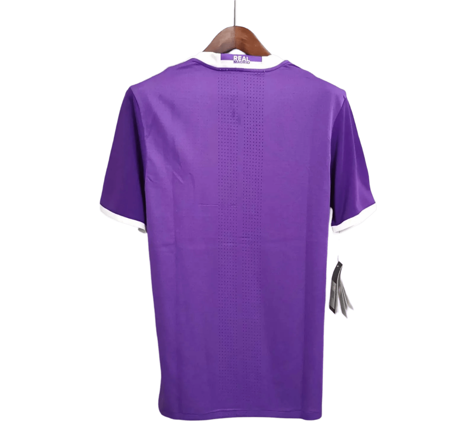 2016/2017 Real Madrid Fly Emirates - Away Purple Retro Kit - GovintageJersey