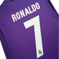 2016/2017 Real Madrid Fly Emirates - Away Purple Retro Kit - long sleeves - GovintageJersey