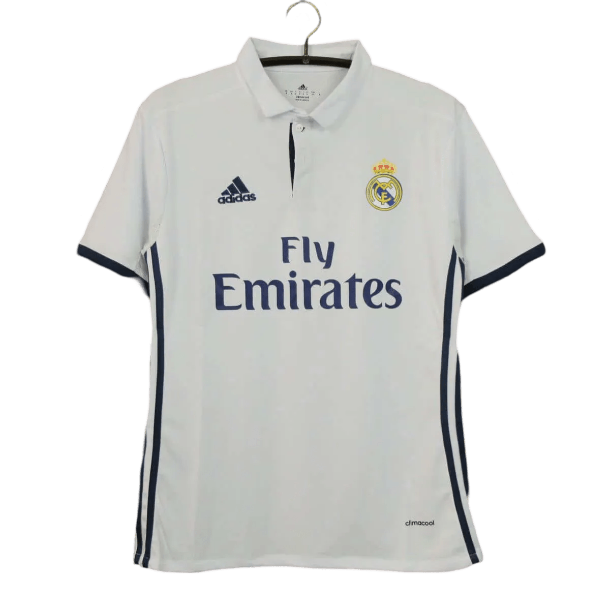 2016/2017 Real Madrid Fly Emirates - Home Retro Kit - GovintageJersey