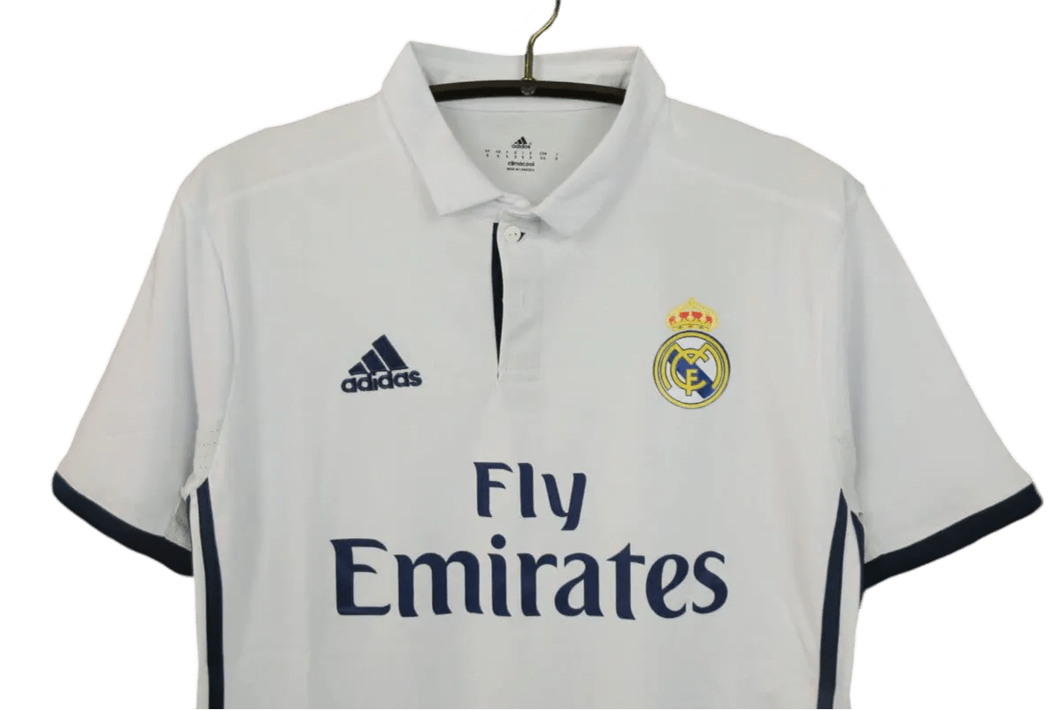 2016/2017 Real Madrid Fly Emirates - Home Retro Kit - GovintageJersey