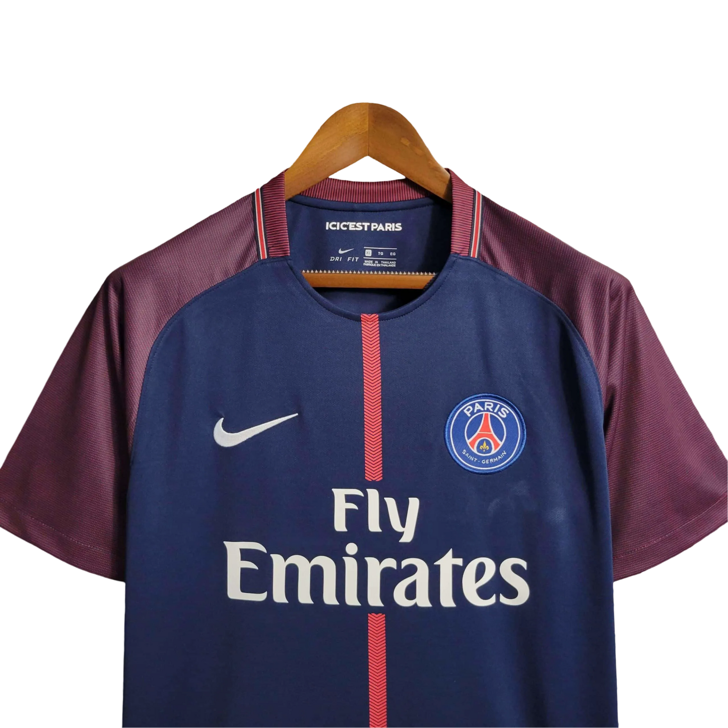 2017/2018 PARIS SAINT GERMAIN Fly Emirates - Home Retro Jersey - GovintageJersey