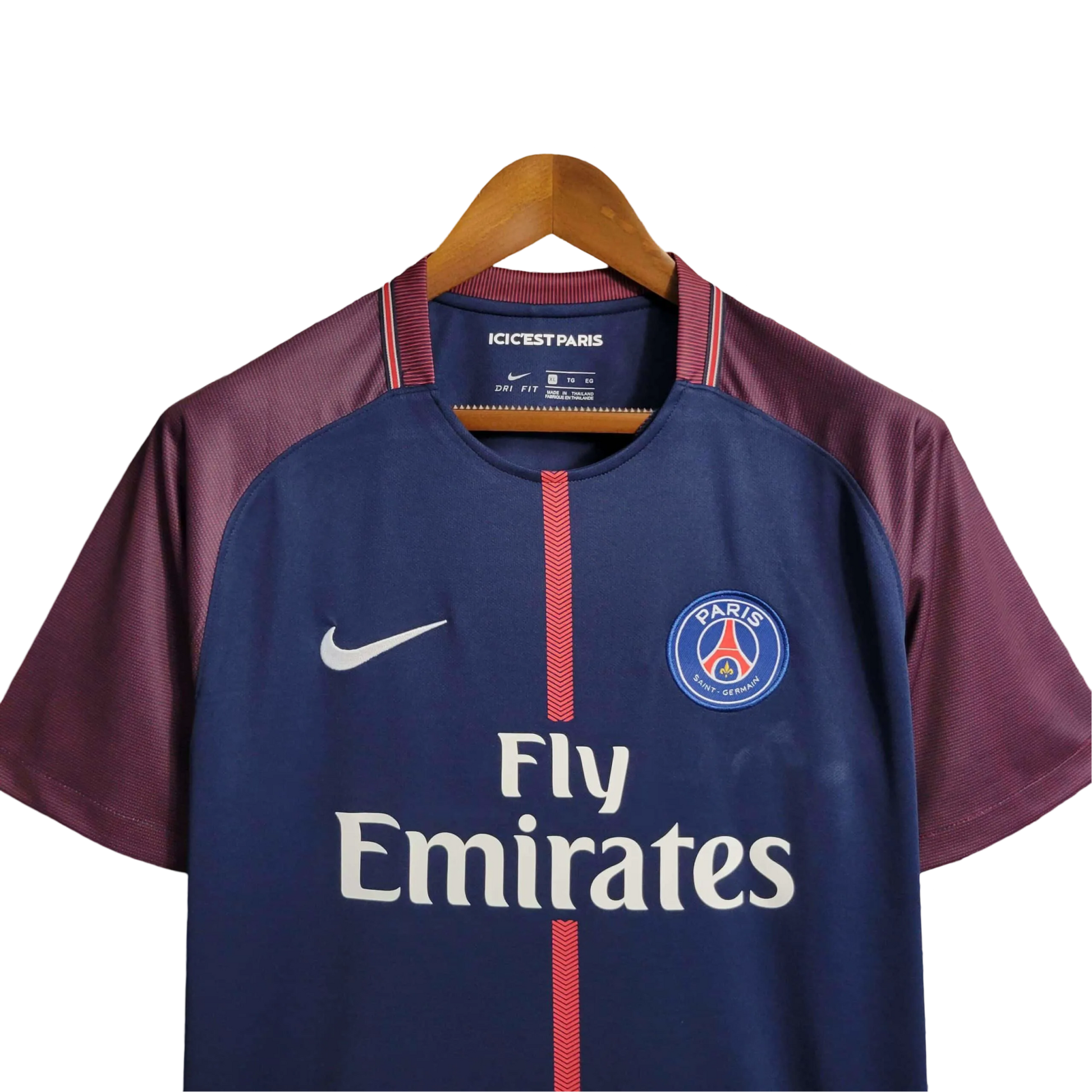 2017/2018 PARIS SAINT GERMAIN Fly Emirates - Home Retro Jersey - GovintageJersey