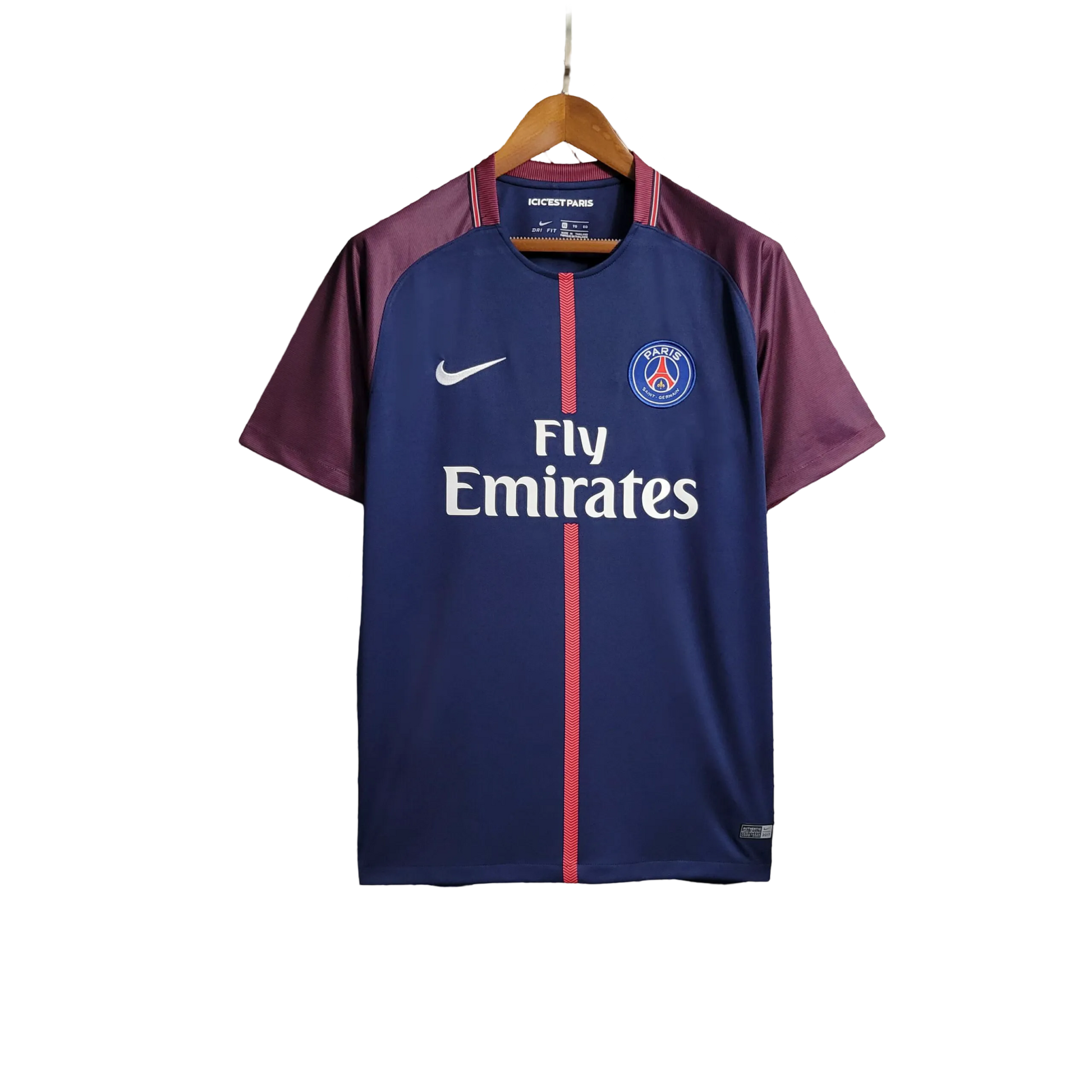 2017/2018 PARIS SAINT GERMAIN Fly Emirates - Home Retro Jersey - GovintageJersey