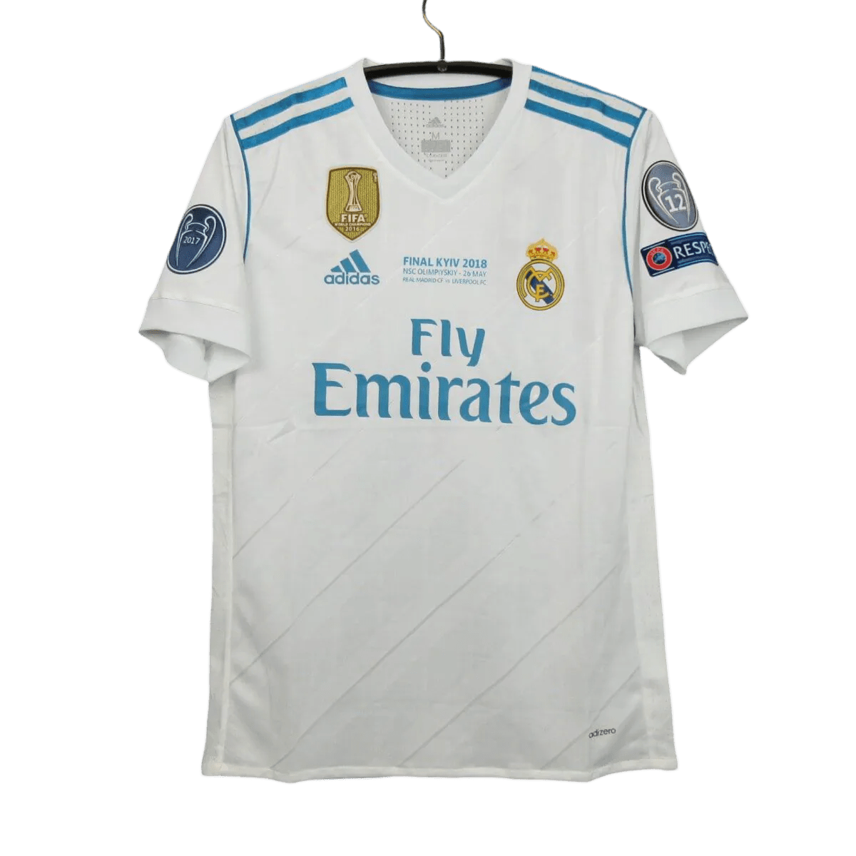 2017/2018 Real Madrid Fly Emirates - Home Retro Kit - GovintageJersey