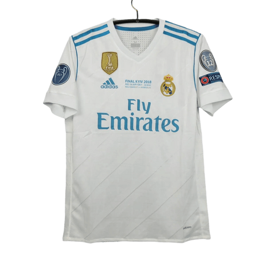 2017/2018 Real Madrid Fly Emirates - Home Retro Kit - GovintageJersey