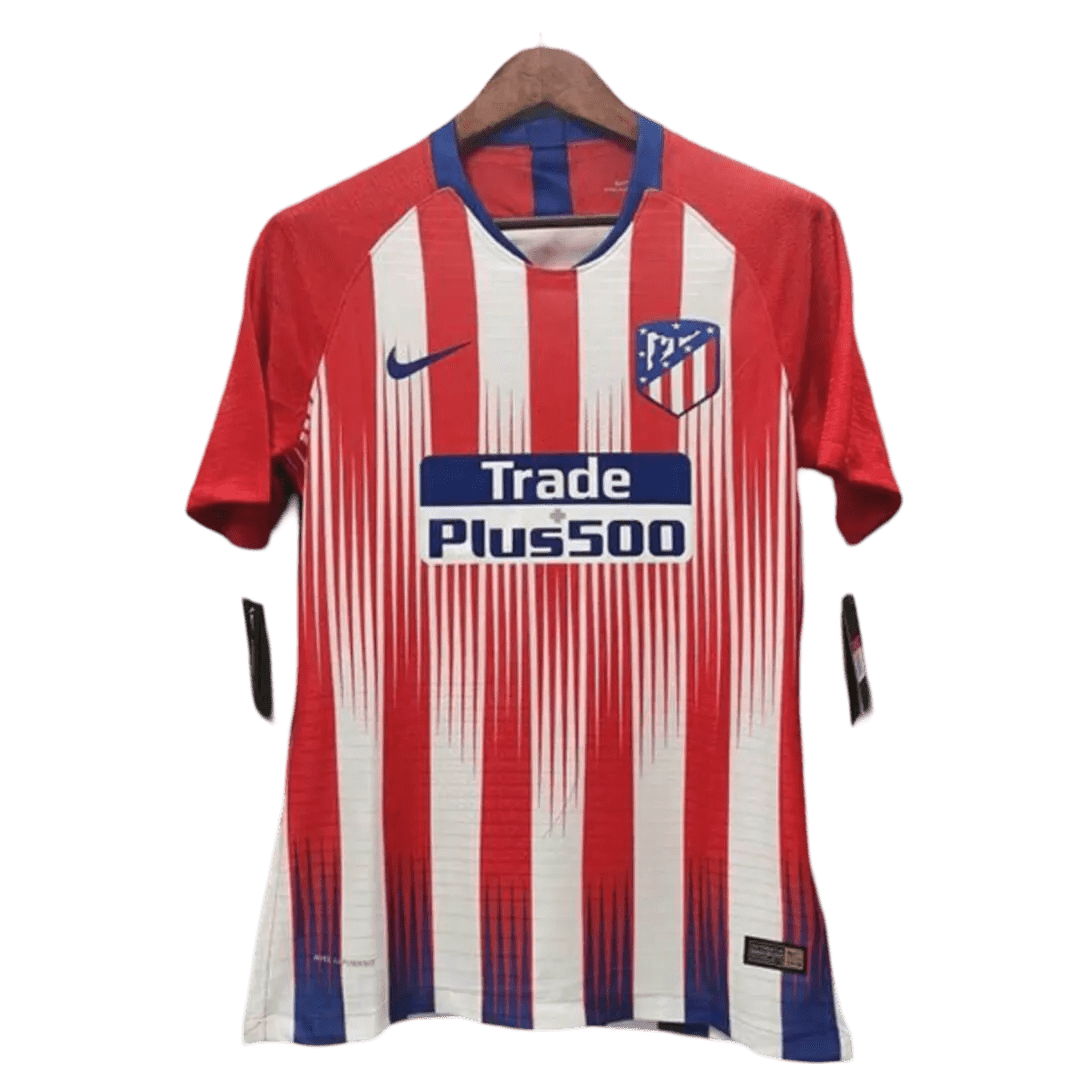 2018/2019 Atletico Madrid Plus500 - Home Vapormatch Retro Kit - ClassicKits433 - GovintageJersey