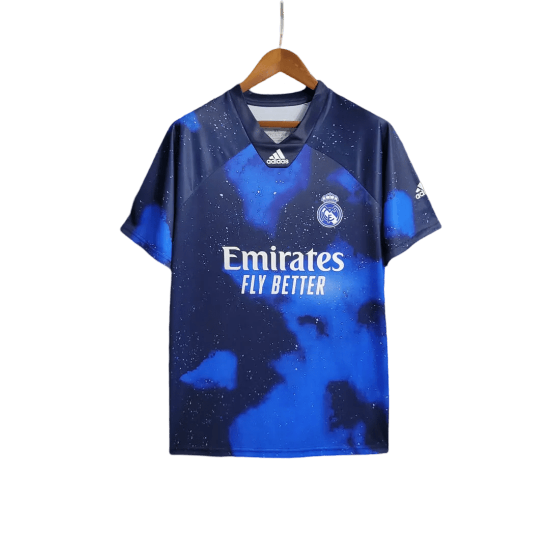 2018/2019 Real Madrid Emirates - Full Sky Star Retro Kit - Special Edition - GovintageJersey