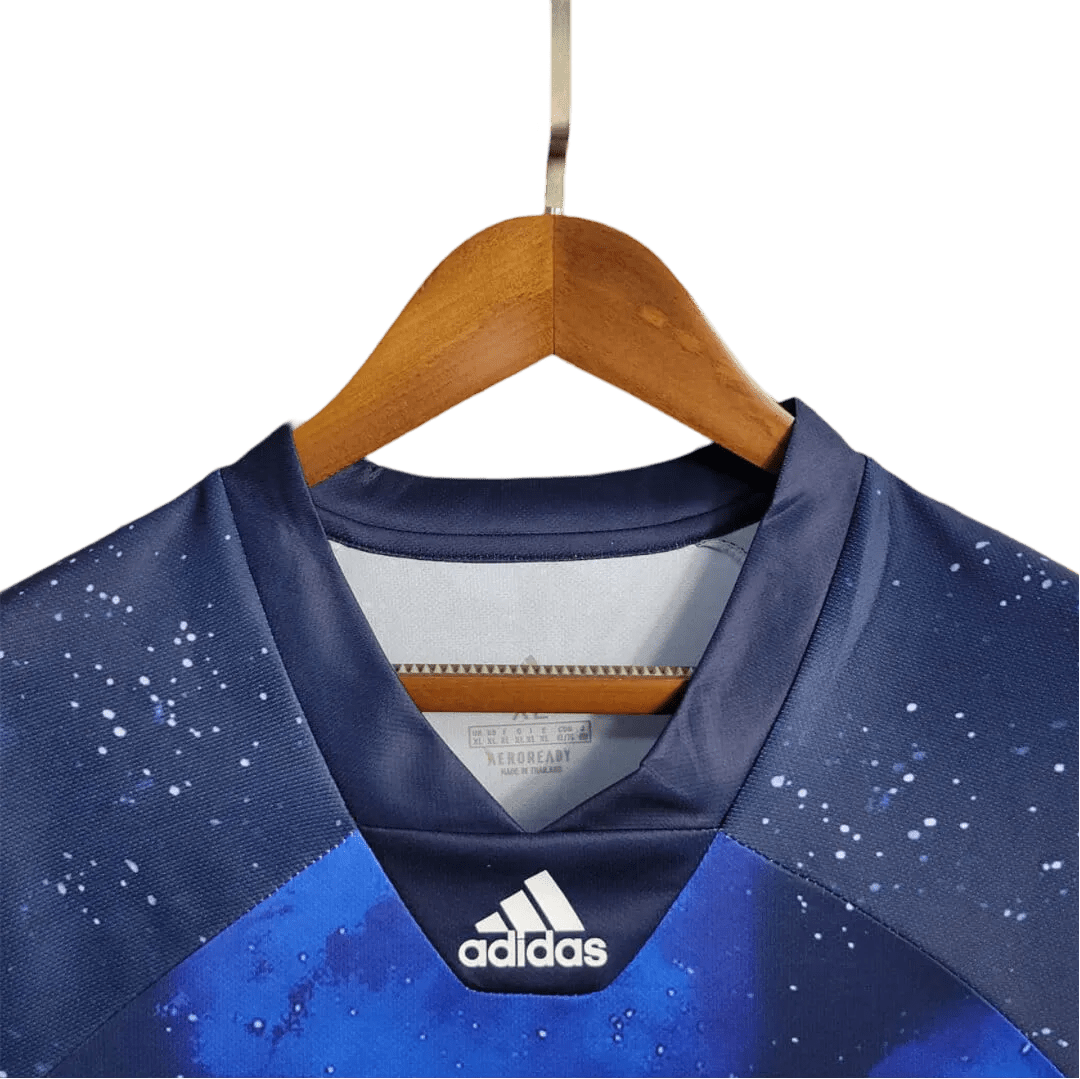 2018/2019 Real Madrid Emirates - Full Sky Star Retro Kit - Special Edition - GovintageJersey