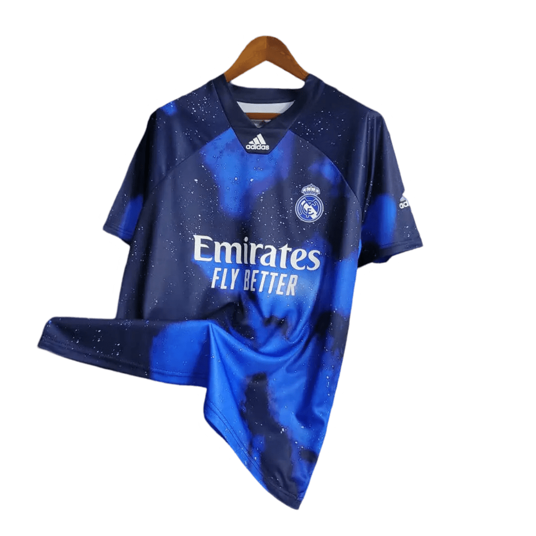 2018/2019 Real Madrid Emirates - Full Sky Star Retro Kit - Special Edition - GovintageJersey