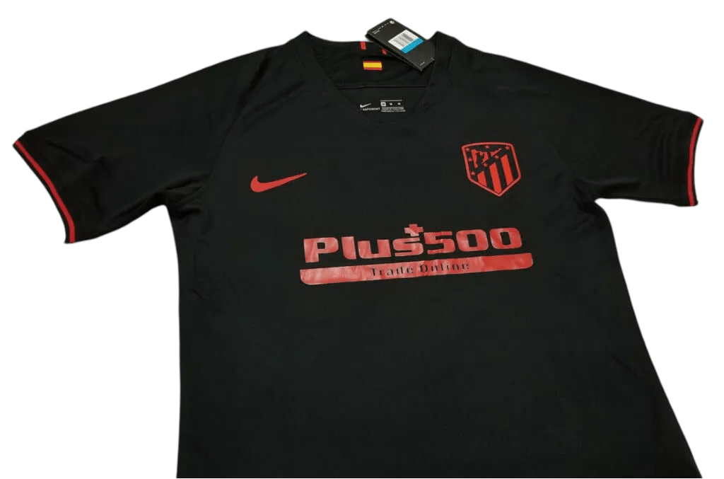 2019/2020 Atletico Madrid Plus500 - Away Black Retro Kit - ClassicKits433 - GovintageJersey