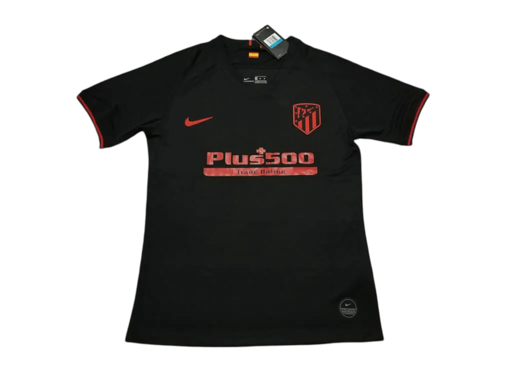 2019/2020 Atletico Madrid Plus500 - Away Black Retro Kit - ClassicKits433 - GovintageJersey