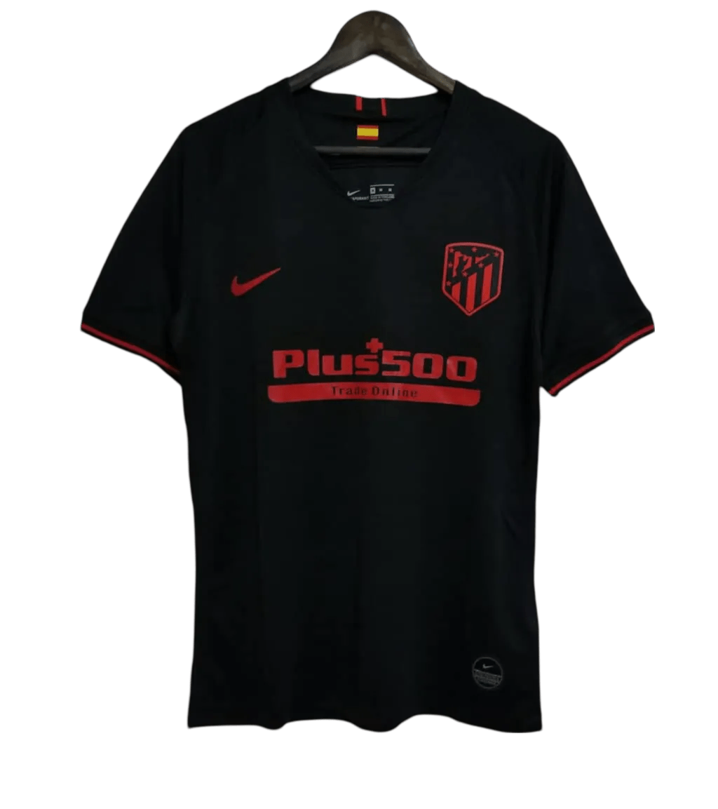 2019/2020 Atletico Madrid Plus500 - Away Black Retro Kit - ClassicKits433 - GovintageJersey