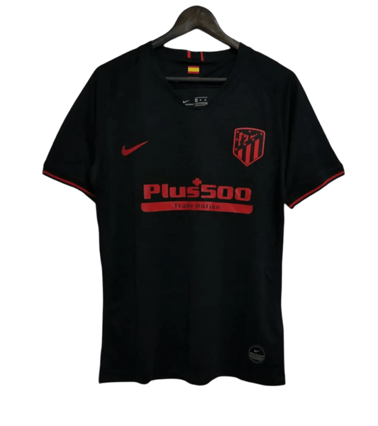 2019/2020 Atletico Madrid Plus500 - Away Black Retro Kit - ClassicKits433 - GovintageJersey