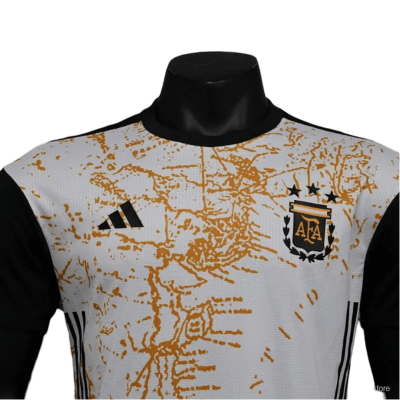 2023 Argentina White & Brown - Limited Edition Shirt - Player version | ClassicKits433 - GovintageJersey