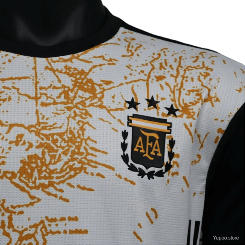 2023 Argentina White & Brown - Limited Edition Shirt - Player version | ClassicKits433 - GovintageJersey