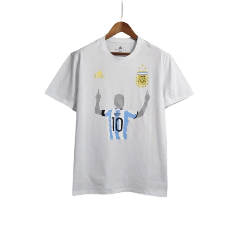 2023 Argentina White Casual T-Shirts - Authentic Kit - ClassicKits433 - GovintageJersey