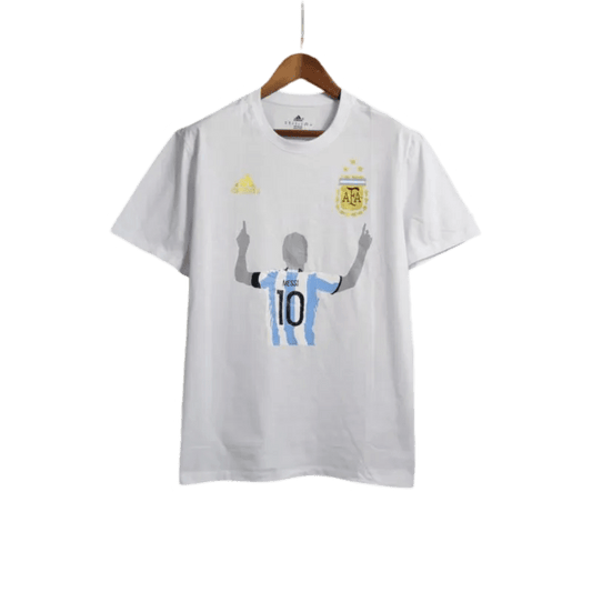 2023 Argentina White Casual T-Shirts - Authentic Kit - ClassicKits433 - GovintageJersey