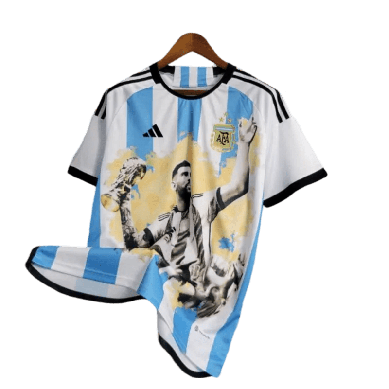 2023 Argentina World Cup Championship Commemorative Edition Kit - Player Version - ClassicKits433 - GovintageJersey