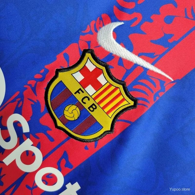 2023/2024 Barcelona Blue Training Limited Edition Kit - ClassicKits433 - GovintageJersey